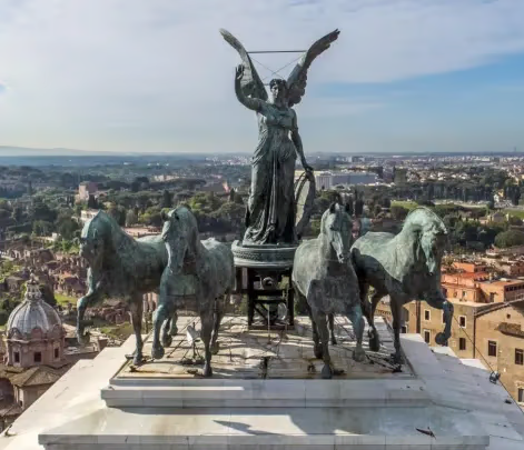 quadriga of victory in rome
