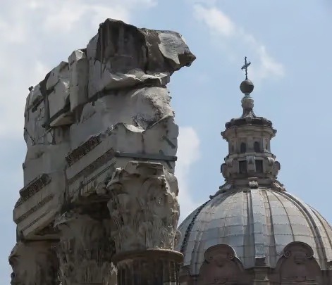 the roman forum in rome